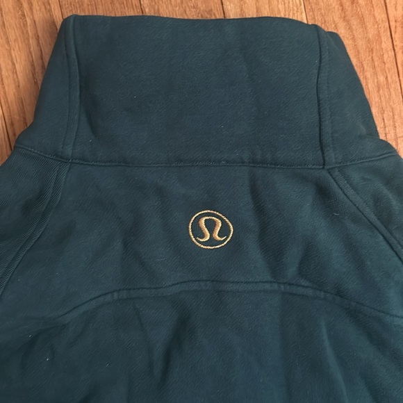 Lululemon Scuba Oversized Funnel-Neck Half Zip in storm teal - Picture 4 of 4